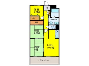 アヴァンティ東住吉の物件間取画像